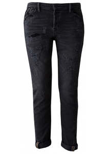 Garcia Luisa Boyfriend Jean - Black Destroy