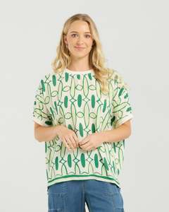 Et Alia: Et Alia Brea Top - Painted Grove