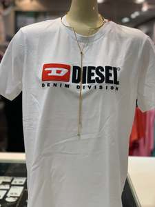 Non Sale Items: Diesel T-Reg-Div Tee White