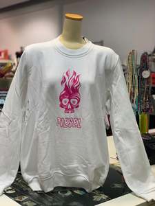 Diesel F-Lyany-E Sweater White