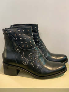 Martina Buraro Boot - Black Stud