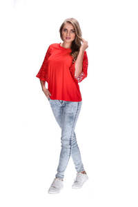 Pretty Basic: Arya Top - Tangerine