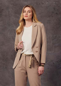 Sale Jackets: Loobies Story Bethany Blazer - Taupe