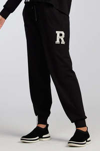 PAULA RYAN RELAXED Roma Lite Jogger - Black