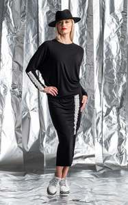 Paula Ryan Relaxed Range: Paula Ryan Ruched Sleeve Batwing Top