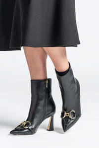 Paula Ryan Stella Heel Boot - Black