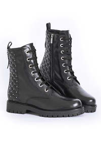 Paula Ryan Studded Leather Boot