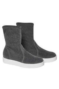 Paula Ryan Shoes: Paula Ryan Lunare Boot - Silver