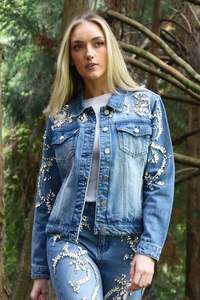Jeans: COOP DIAMOND BLING JACKET