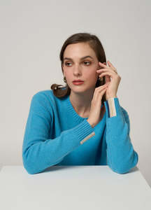 Madly Sweetly Compass Sweater - Azure