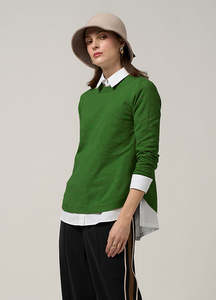 Madly Sweetly Everywear Crew - Leaf