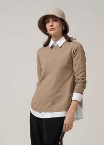 Madly Sweetly Everywear Crew - Latte