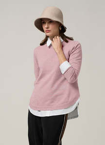 Madly Sweetly Everywear Crew - Dusky Pink