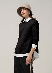 Sale Hoodies Sweaters: Madly Sweetly Everywear Crew - Black