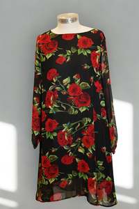 Sale Clothing: David Pond - Rose Printed Shilo Dress
