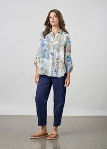 Madly Sweetly: Madly Sweetly Ratio Pant - Navy