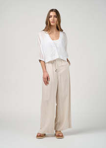 Madly Sweetly: Madly Sweetly Eclipse Pant - Chalk