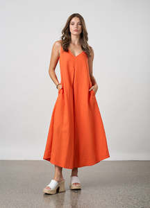 Madly Sweetly Eclipse Maxi Dress - Mandarin