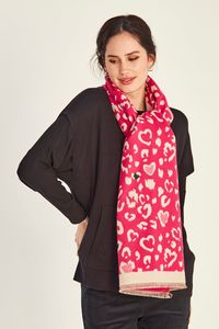 Lemon Tree Cora Scarf - Cerise