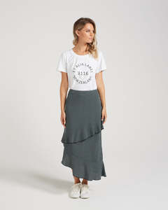 Nothing Over 29: Et Alia Postcode Tee-White