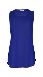 Nothing Over 29: Sheer Singlet - Cobalt