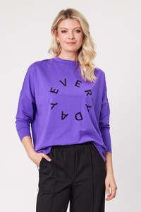 Lemon Tree Everyday Top - Purple
