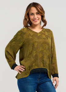 Seduce Nova Top-Olive
