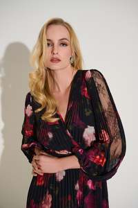 Joseph Ribkoff: Joseph Ribkoff Pleated Dress