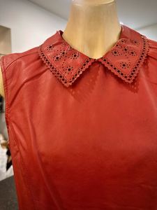 Kate Sylvester Louisa Leather Blouse
