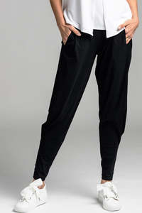 Paula Ryan Sale: Paula Ryan Ankle Pleat Basque Pant Microjersey - Indigo