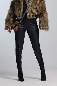 Paula Ryan Eco Leather Roma Stirrup Legging