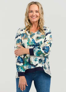 Seduce Nova Top-Teal sea