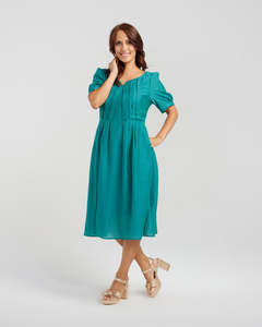 Seduce Sale: Seduce Julia Dress - Forest Green