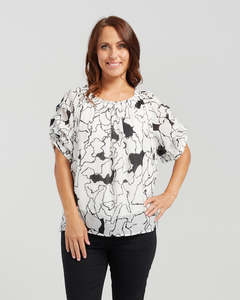 Zafina Sale: Zafina Anne Top - Marble