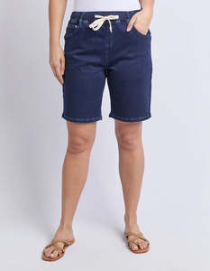 Gabby Bermuda Short Dark Indigo