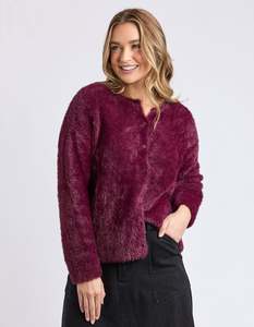 Knitwear: Foxwood Kenny Button Cardi