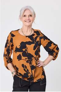 Lemon Tree Annette Top Toffee