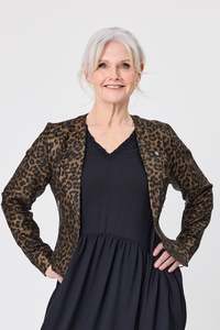 Lemon Tree: Lemon Tree Mika Jacket Toffee Leopard