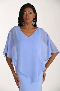 Frank Lyman: Frank Lyman Overlay Dress - Magenta