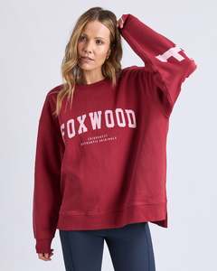 Hoodies Sweaters: Foxwood Interval Crew - Rust