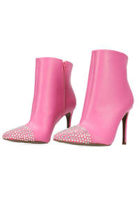 Hey Monday Ruby Boot - Pink Diamonte