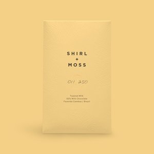 Toasted Milk 50% Milk Chocolate Bar - Shirl & Moss Chocolate