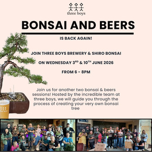 Three Boys - Two Part Bonsai Workshop - 3rd & 10th June