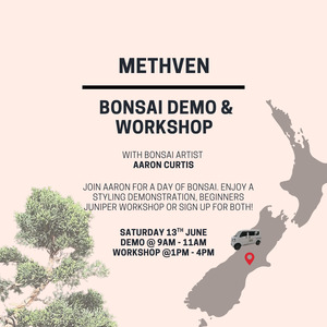 Workshops: Methven - Bonsai Demo & Workshop - 13th June 2026