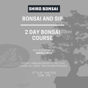 2 Day Bonsai Course - 27th & 28th June