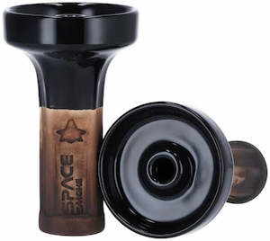 Shisha Accessories: Space Smoke Phunnel Bowl - Black & Brown
