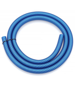 Shisha Hoses: FCS® SOFT-TOUCH MATTE SILICONE HOSE - Carbon Blue