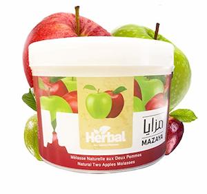Mazya Shisha: Mazaya - Herbal Two Apple (250G) Tub