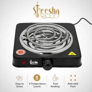 Sheesha Buzz Coal Burner - 1000W - Black