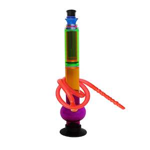Acrylic Waterpipes: Removable Straight Percolator Waterpipe 47cm